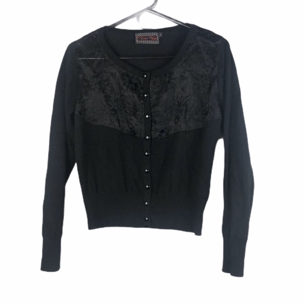 Voodoo Vixen Black Cardigan